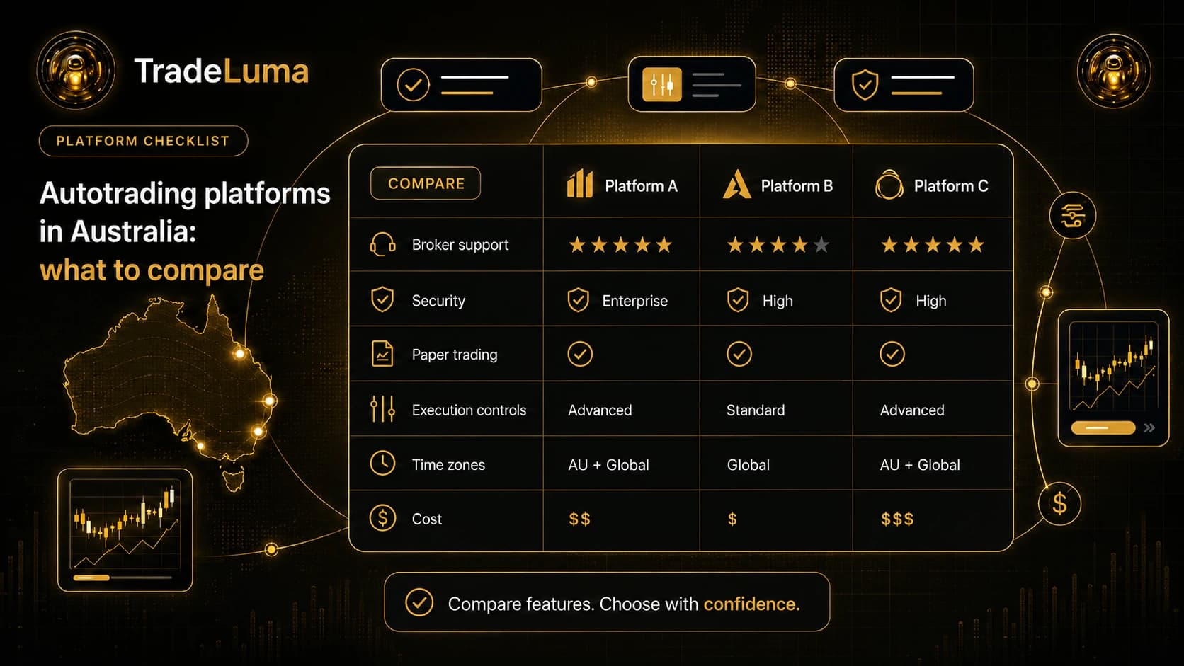Autotrading platforms in Australia: what to compare — A practical Australian checklist for comparing automation platforms.