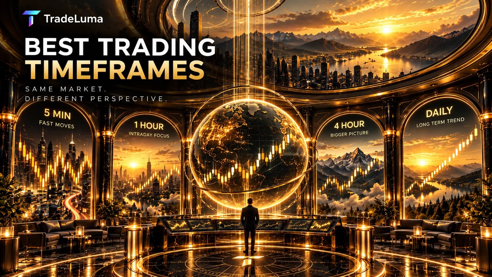 Best Trading Timeframes: 5-Minute, 1-Hour, 4-Hour or Daily? — Match chart speed to signal quality, trading costs, holding period, and routine.