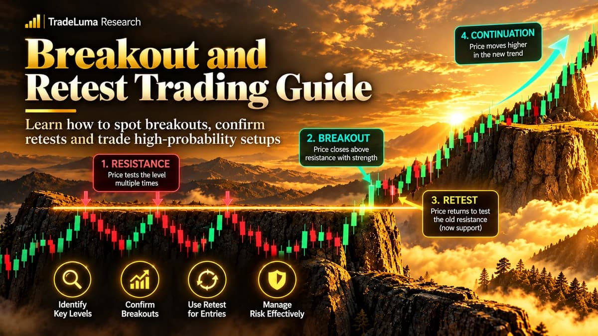 Breakout and retest trading: how traders use confirmation after a level breaks — The retest can improve structure, but only if the market actually shows acceptance.