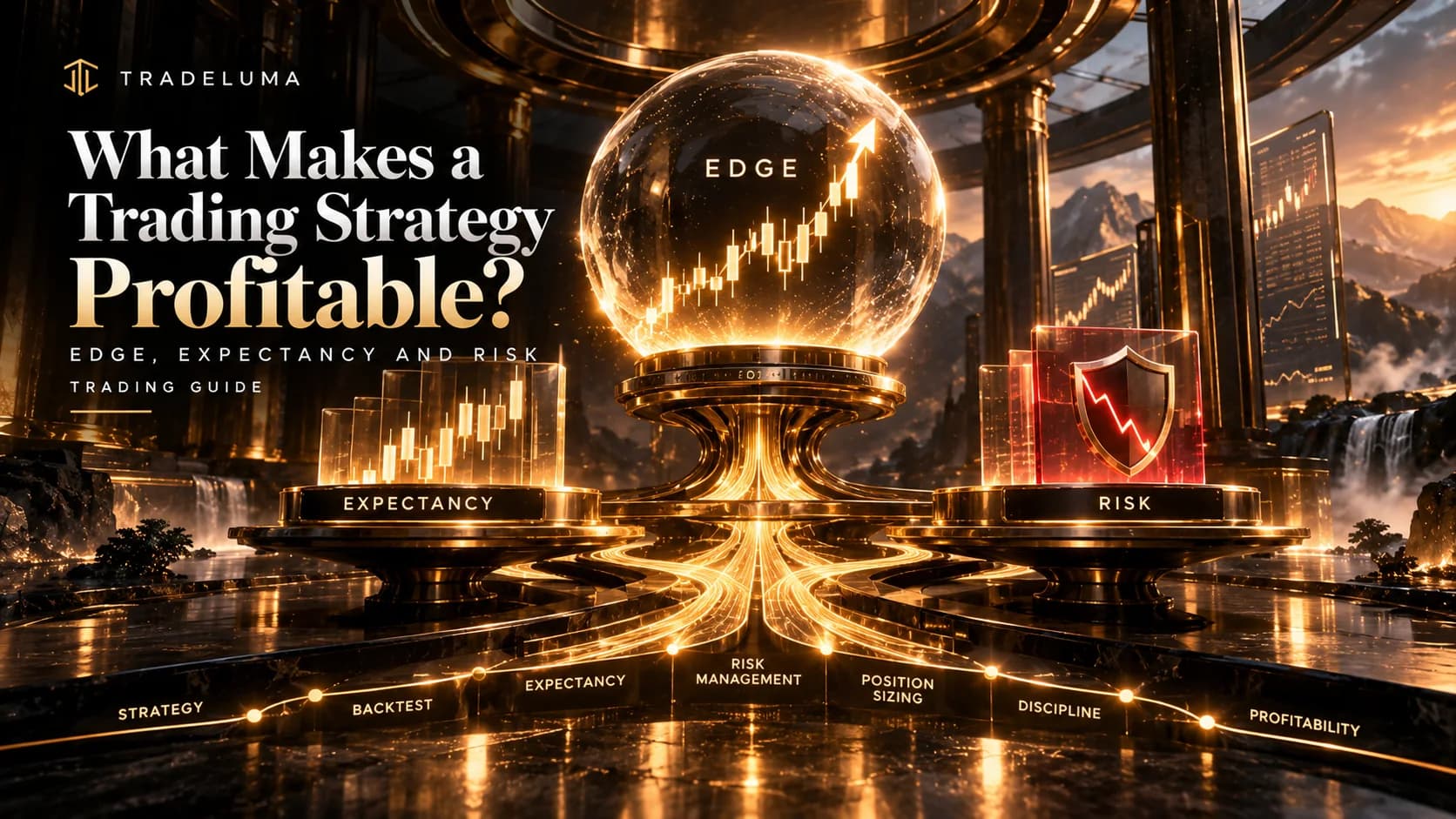 What Makes a Trading Strategy Profitable? Edge, Expectancy and Risk — See how expectancy, payoff, costs, drawdown, and robustness create a real edge.
