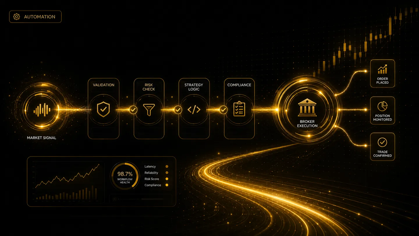 How to build a responsible autotrading workflow from signal to broker — Join risk controls, execution rules, and review habits.
