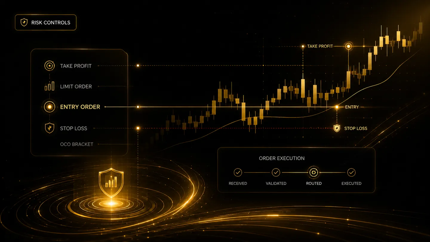 Position sizing and maximum exposure in automated trading — Risk starts with sizing discipline and exposure limits.